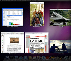 Expose on Mac OS X