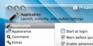 Crystal Clear Quicksilver Preferences