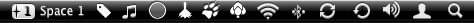 Crystal Black Theme: Menubar with Crystal Black software