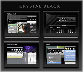 Preview of Crystal Black Theme for Snow Leopard