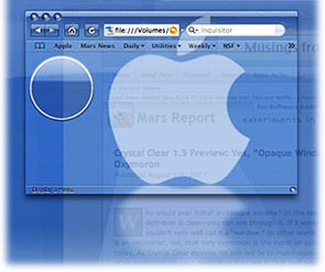 Crystal Clear Safari 3.0 Window