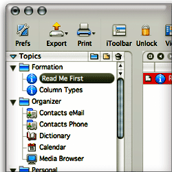 Formation Main Window