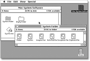 Mac OS GUI Circa 1984