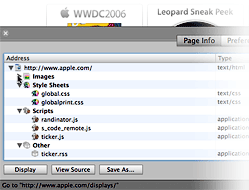 OmniWeb 5.5 Also Has a Great Page Info Pane