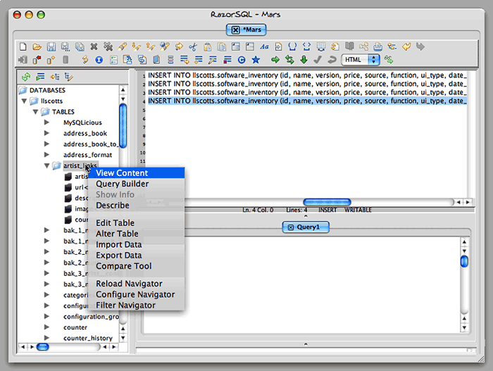 dbvisualizer vs razorsql client