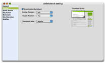 New SafariStand Preferences for Sidebar