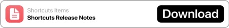 Shortcuts Release Notes Shortcut